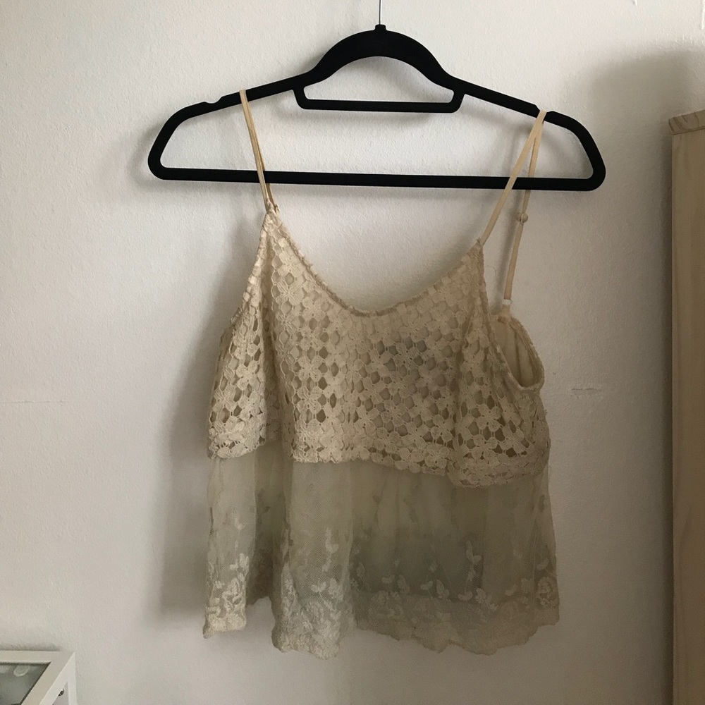 Lacey tank top